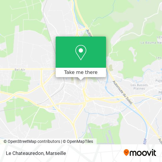 Le Chateauredon map