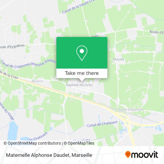 Maternelle Alphonse Daudet map