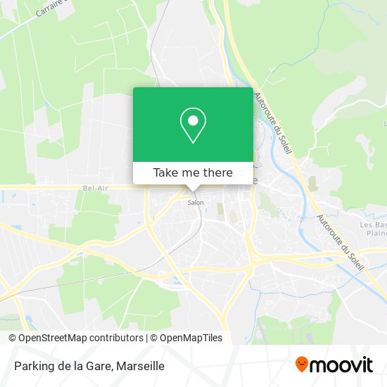 Parking de la Gare map