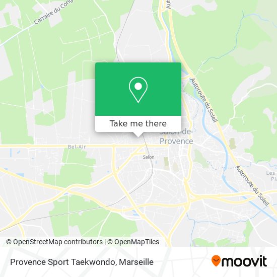 Provence Sport Taekwondo map