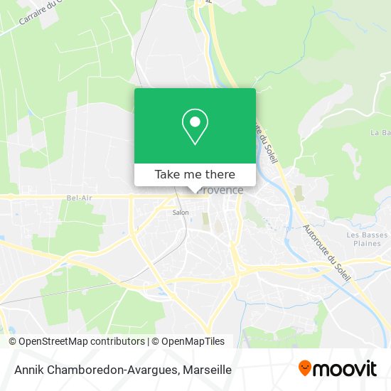 Annik Chamboredon-Avargues map
