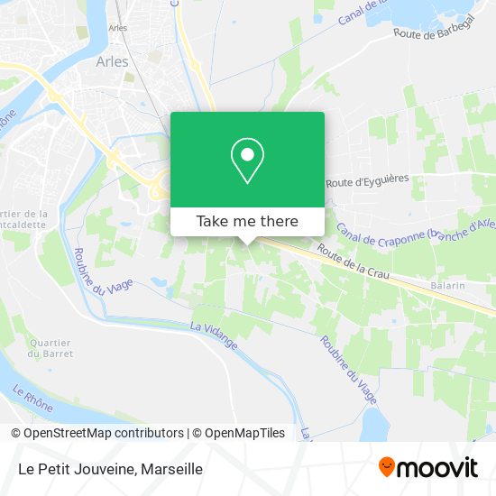 Mapa Le Petit Jouveine