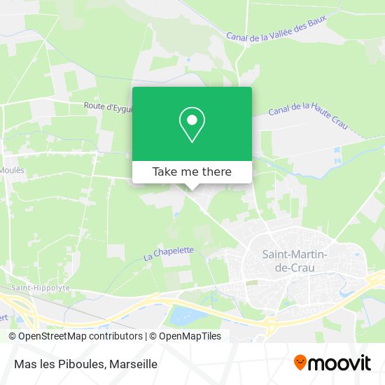 Mas les Piboules map