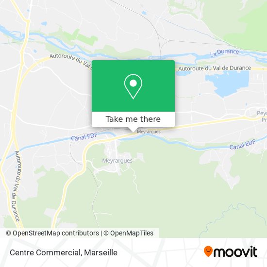 Centre Commercial map
