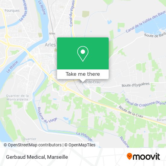 Gerbaud Medical map