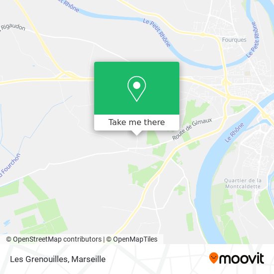 Les Grenouilles map