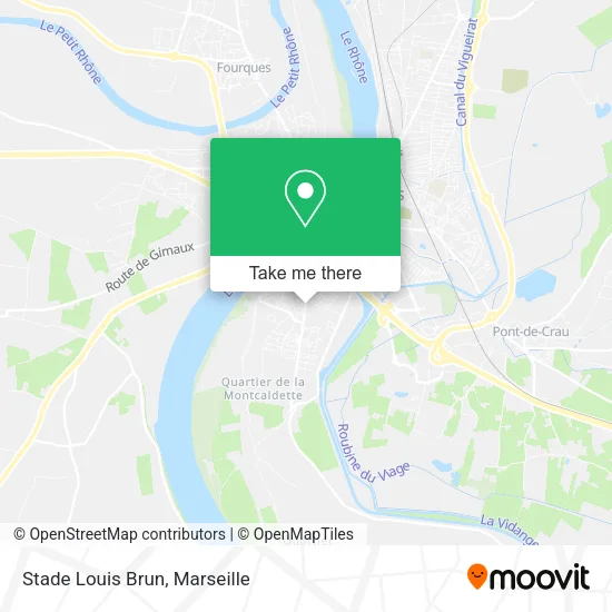 Stade Louis Brun map