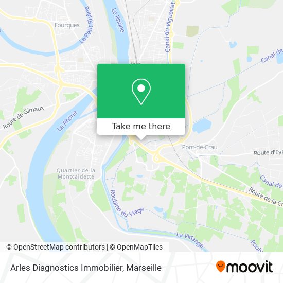 Mapa Arles Diagnostics Immobilier