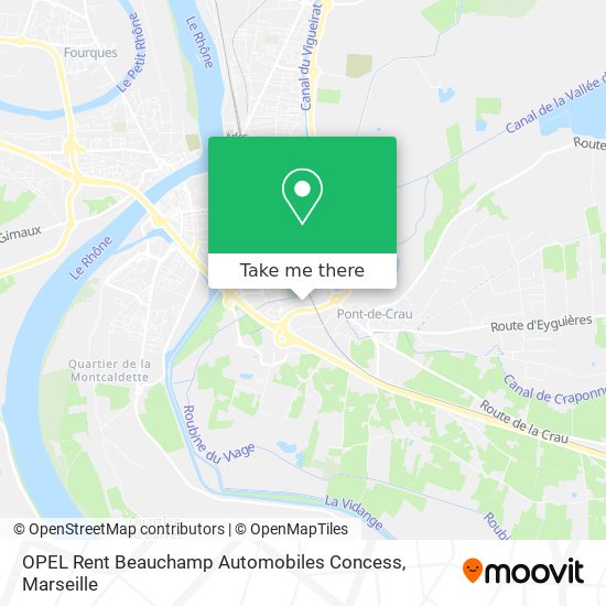 Mapa OPEL Rent Beauchamp Automobiles Concess