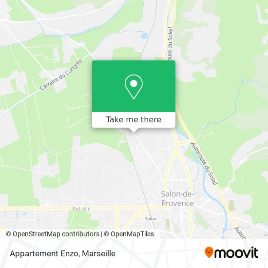 Appartement Enzo map