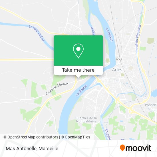 Mas Antonelle map