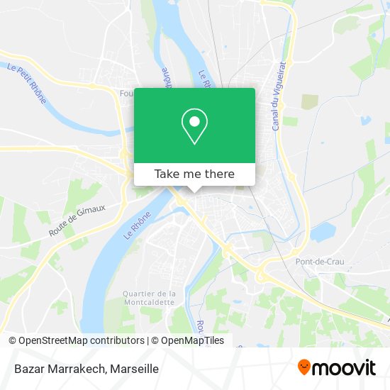 Bazar Marrakech map