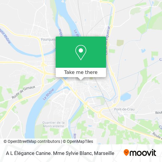A L Élégance Canine. Mme Sylvie Blanc map