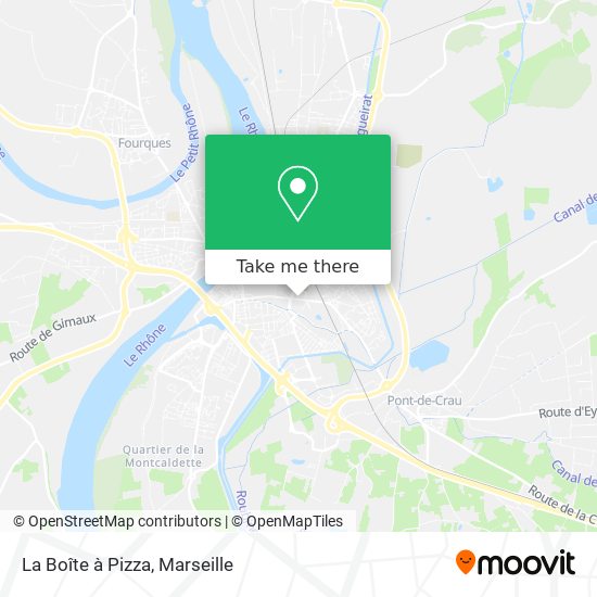 Mapa La Boîte à Pizza