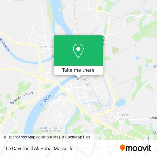 La Caverne d'Ali Baba map