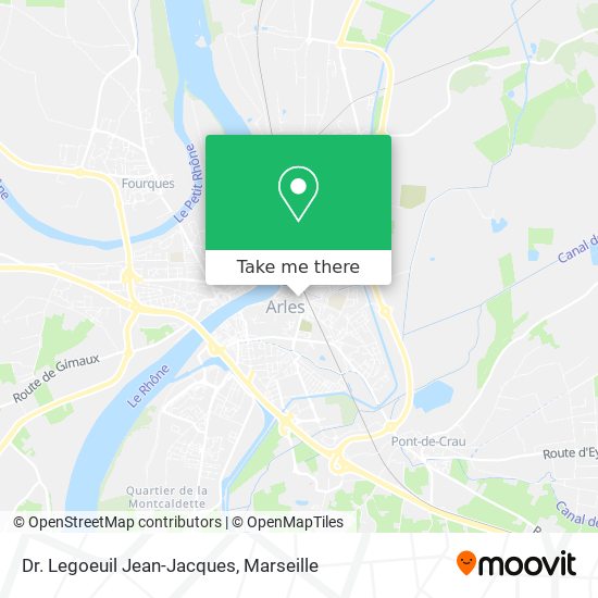 Mapa Dr. Legoeuil Jean-Jacques