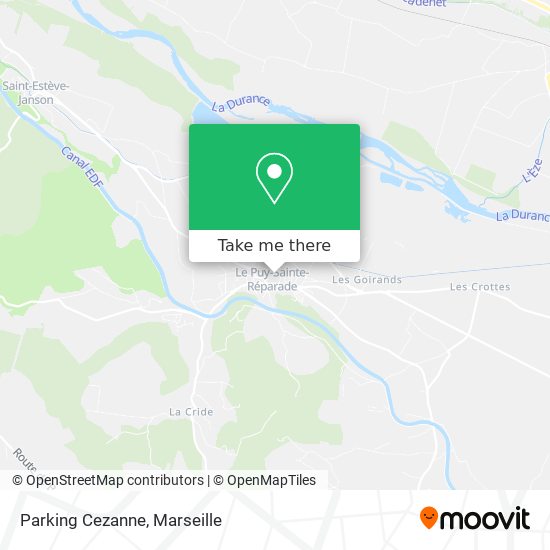 Parking Cezanne map