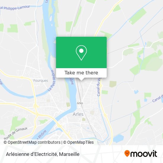 Mapa Arlésienne d'Electricité