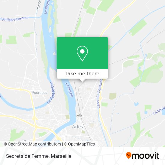 Secrets de Femme map