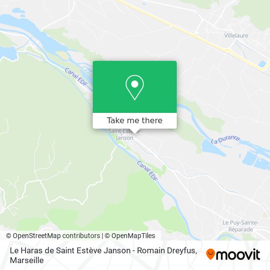Le Haras de Saint Estève Janson - Romain Dreyfus map
