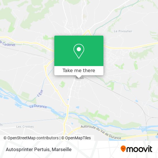 Autosprinter Pertuis map