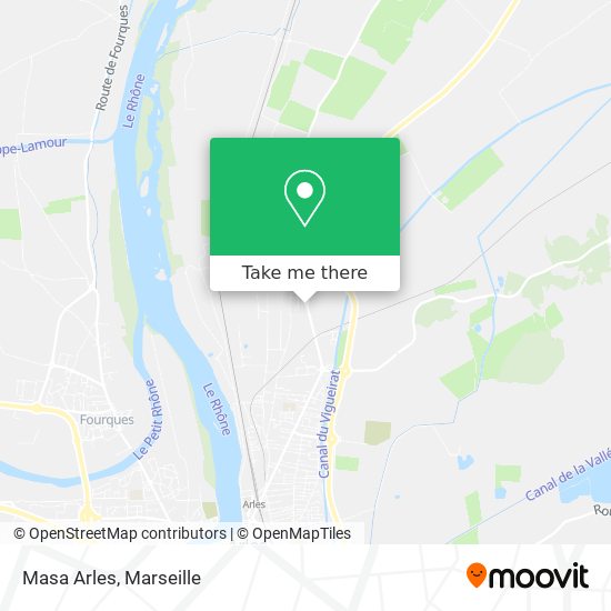 Masa Arles map