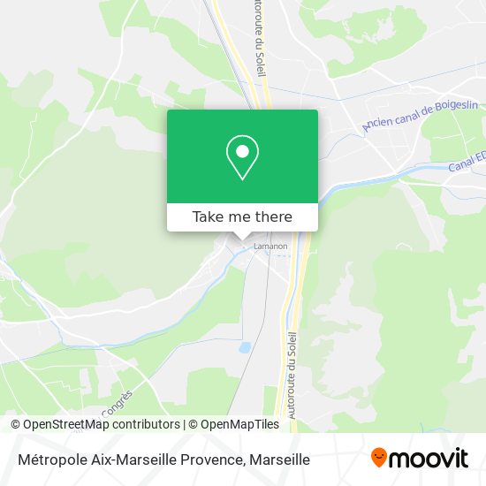 Métropole Aix-Marseille Provence map