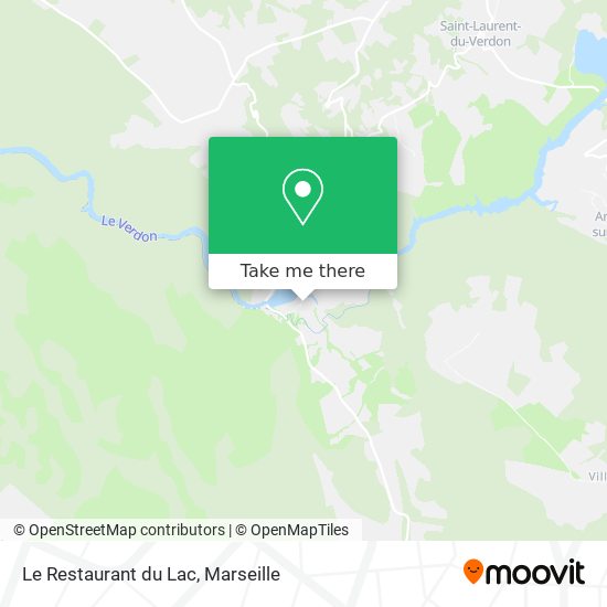 Le Restaurant du Lac map