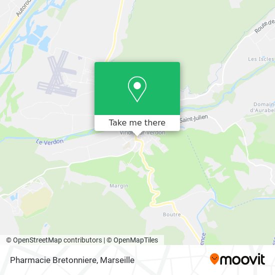 Pharmacie Bretonniere map