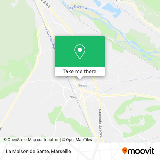 La Maison de Sante map