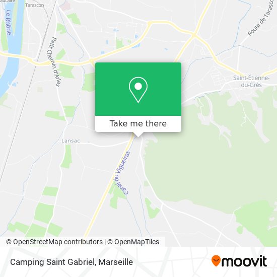 Camping Saint Gabriel map