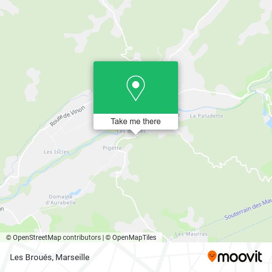 Les Broués map