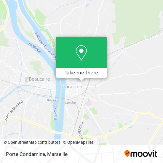 Porte Condamine map