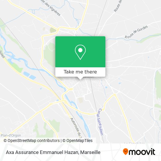 Axa Assurance Emmanuel Hazan map