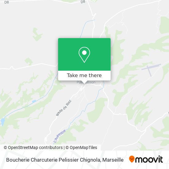 Mapa Boucherie Charcuterie Pelissier Chignola