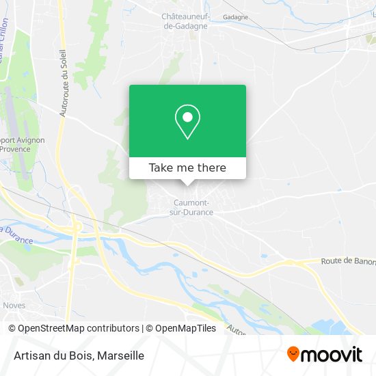Artisan du Bois map