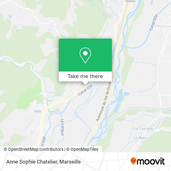 Mapa Anne Sophie Chatelier