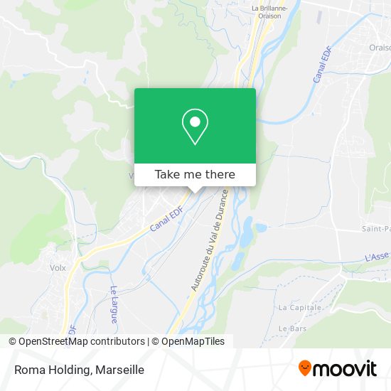 Mapa Roma Holding