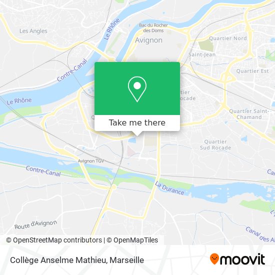 Collège Anselme Mathieu map