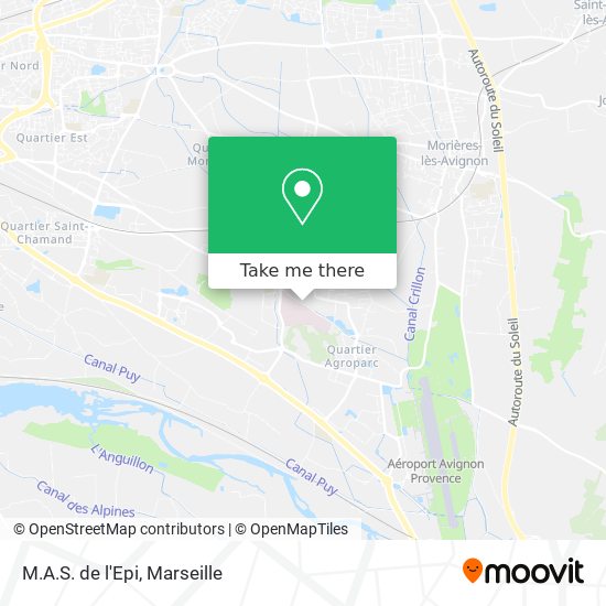 M.A.S. de l'Epi map