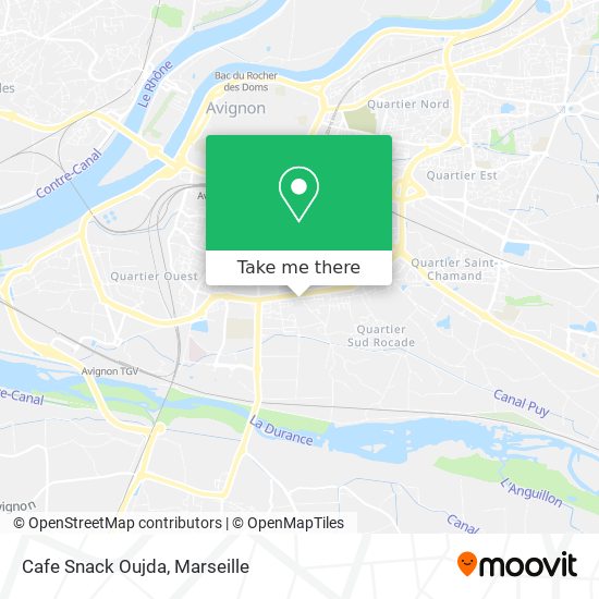 Cafe Snack Oujda map