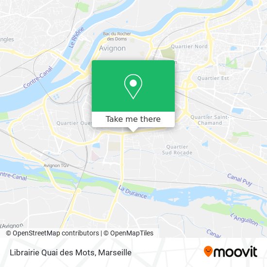 Librairie Quai des Mots map