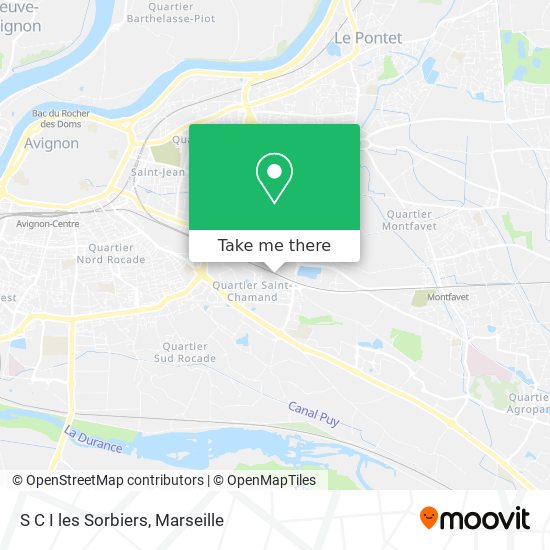 S C I les Sorbiers map