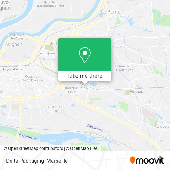 Delta Packaging map