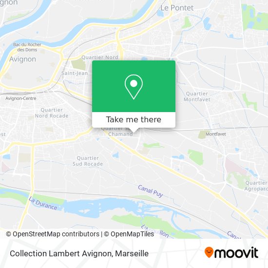 Collection Lambert Avignon map