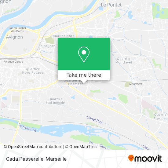 Cada Passerelle map
