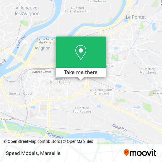 Speed Models map