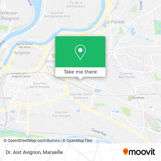 Dr. Aist Avignon map