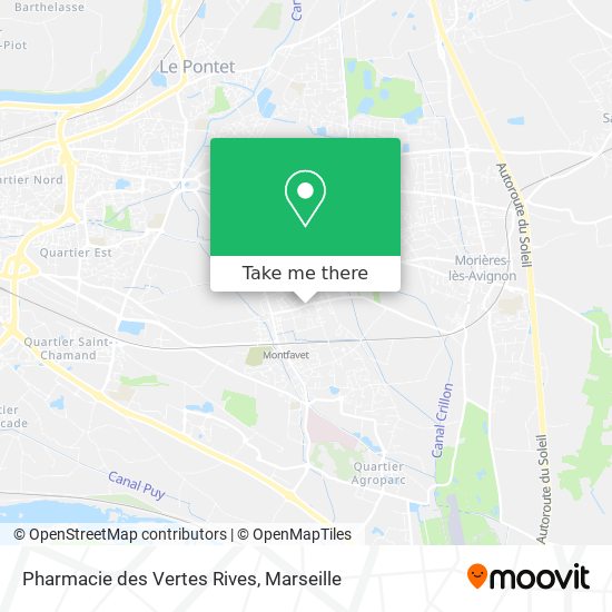 Pharmacie des Vertes Rives map