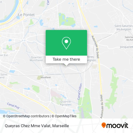 Queyras Chez Mme Valat map